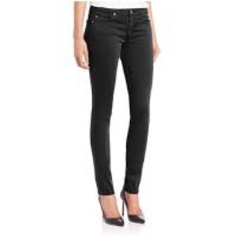 AG | The Stilt Cigarette Leg | Ultra Skinny | Cotton Sateen | Black | 27R
